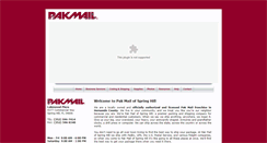 Desktop Screenshot of pakmailofspringhill.com